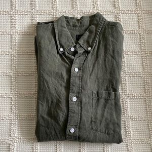 Men’s Scottish Linen Button-Up